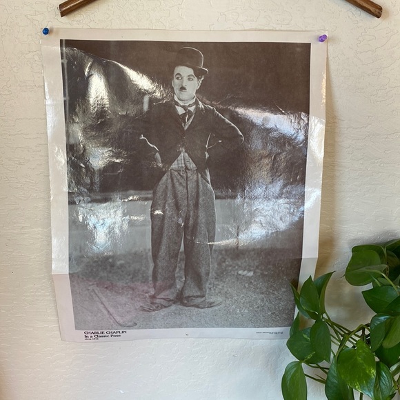 Vintage Other - Charlie Chaplin in a classic pose circa 1916